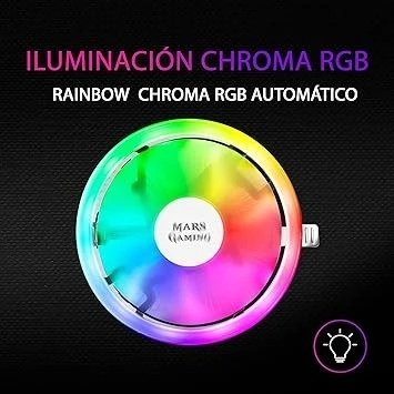 AIR COOLING MARS GAMING MCPU120 - Chroma RVB - VENTILATEUR SILENCIEUX - TDP 120W- NOIR