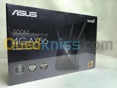 ASUS Routeur 4G-AX56 Cat.6 300 Mbps Double Bande Wi-Fi 6 AX1800 LTE