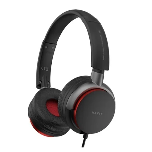HAVIT HV H2106D - CASQUE FILAIRE PC / MOBILE - SON STÉRÉO - MICROPHONE INTÉGRÉ - DESIGN CONFORTABLE - BLACK