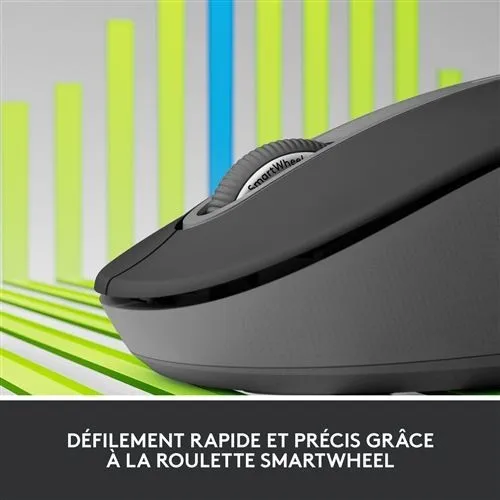 Logitech Signature M650L - Souris Sans Fil & Bluetooth - Graphite