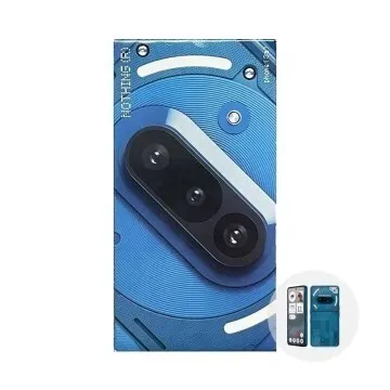 NOTHING PHONE 3A - SNAPDRAGON 7S GEN 3 - 12GO - 256 GO - DUAL SIM 5G - AMOLED 120 HZ - WHITE & BLEU A059 