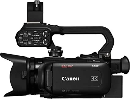 Canon XA60B Professional UHD 4K Caméscopes + Unité De Poignée Canon HDU-4 Pour Canon XA60B