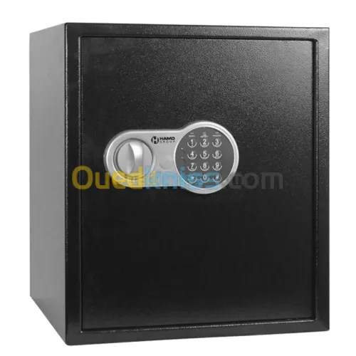COFFRE FORT SE-S40EV - ACIER DURABLE - 40x32x42 cm - PANNEAU ÉLECTRONIQUE - SÉCURITÉ MAXIMALE -NOIR