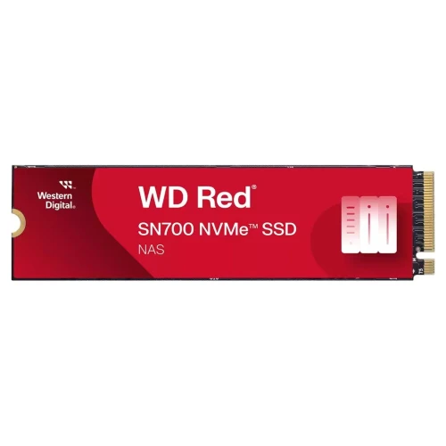 WESTERN DIGITAL SN700 - SSD M.2 RED 4TO - 2280 NVME PCIE 3.0 X4 - 3400 Mos -NAS & BAIE DE STOCKAGE