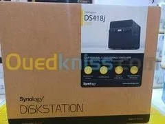 Synology DiskStation DS418j Barebone Serveur NAS 4 Baies Hautes Performances
