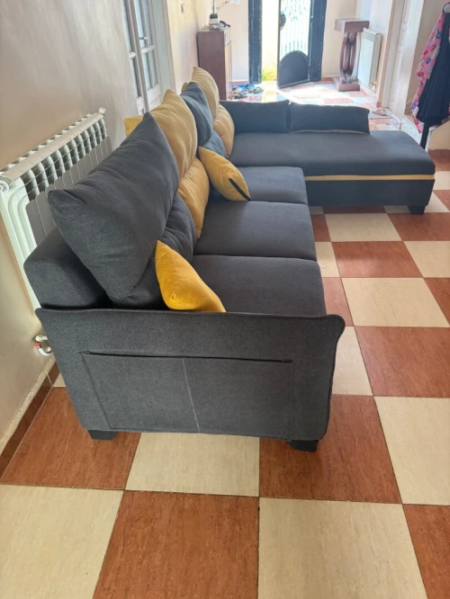 Salon fauteuil capitonnée 