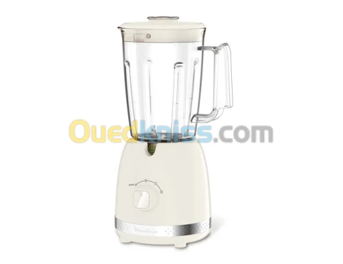 Blender Moulinex 1,75L MOULINEX SOLEIL 500W IVOIRE LM355A10 2 VITESSES - FONCTION PULSE