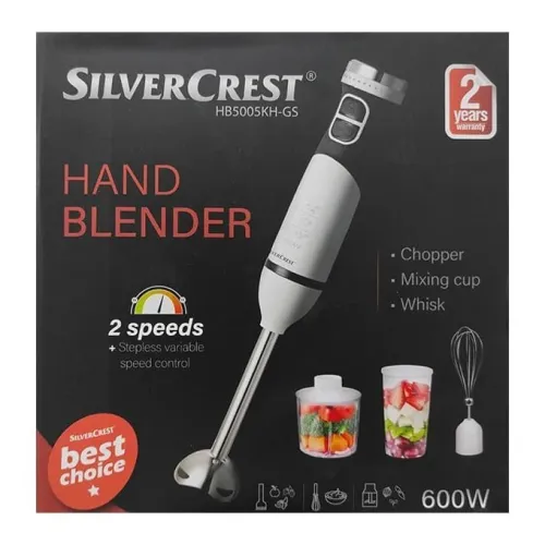 BRAS MIXEUR 3EN1 SILVERCREST HB5005KH-GS 600 W