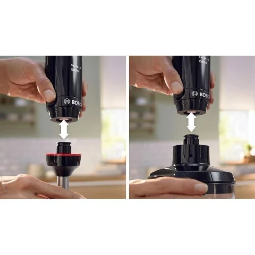 Bras Mixeur BOSCH Plongeant 1000W 4en1 Avec Lames Métalliques De Haute Qualité MSM4B621
