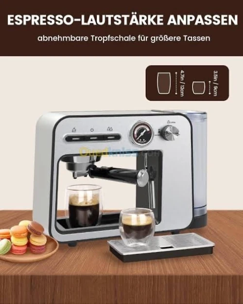 Cafétiere A Espresso Avec Porte-Filtre 1L 1450W Bergmann B2023