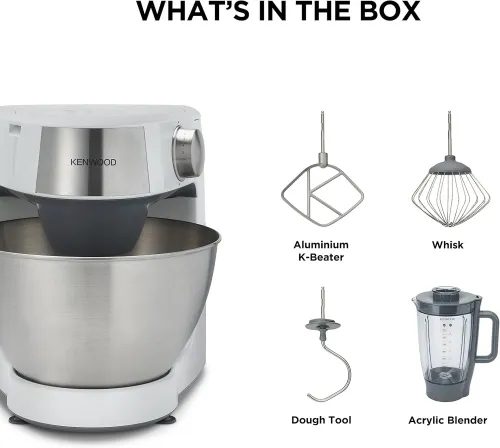Pétrin KENWOOD Prospero + 4.3 L 1000 W  KHC29 BOWH Avec Blender SILVER