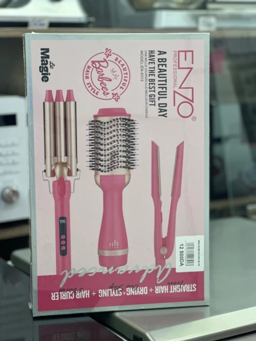 BROSSE + LISSEUR + BOUCLEUR ENZO EN-6312 3EN1 55 W