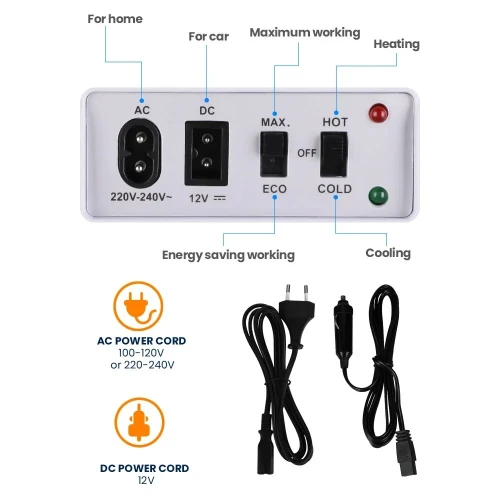 Glacière Électrique Thermostatique 30L Chaud/Froid Tirex GLS100