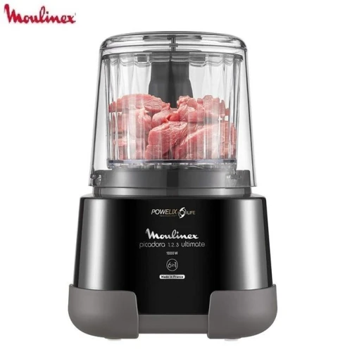 Moulinex Hachoir 5 En 1 Moulinette Ultimate Powelix Life-1000 W-Dp810810-Noir