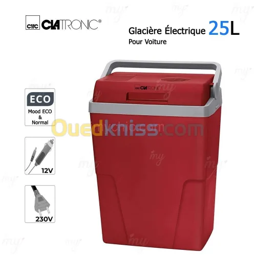 Glacière électrique Pour Voiture Camping Et Voyage 22L Clatronic KB 3713 ROUGE