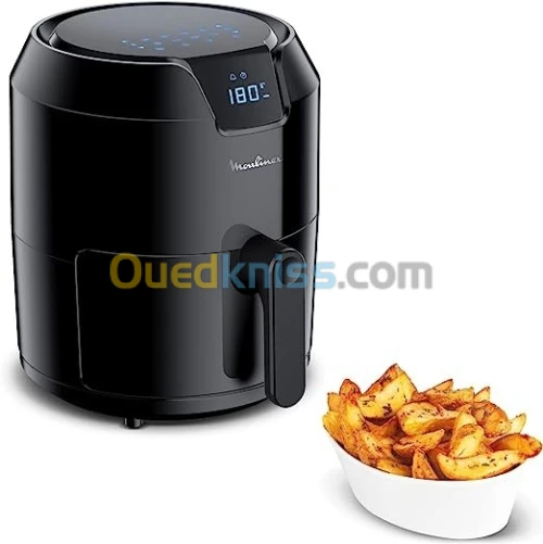 Friteuse MOULINEX sans huile XL + gril, 4,2 L, 6 personnes, 8 programmes Easy Fry 1500 W