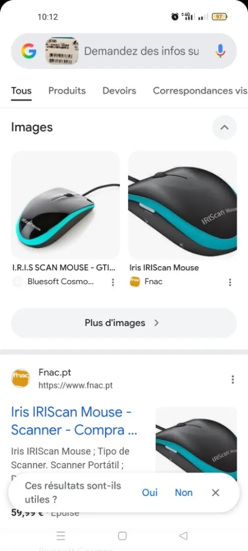 Souris-scanner