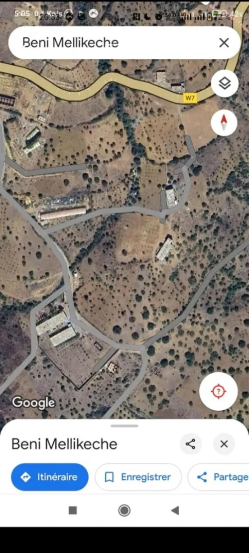 Vente Terrain Béjaïa Beni mellikeche