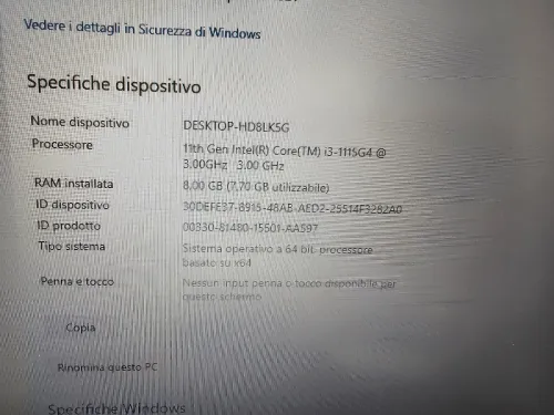 ASUS X415 i3-1115G4 3.0 Ghz up to 4.1 Ghz