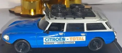 Miniature Citroen ID 21 Break assistance rallye 1970