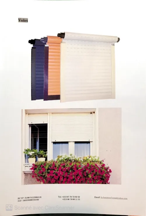 Menuiserie en aluminium et PVC