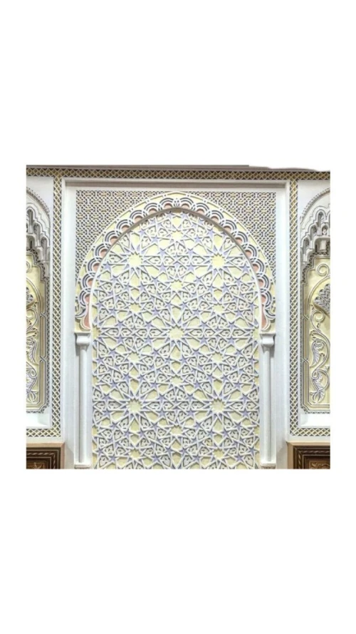 النحت على الجبس الطراز الإسلامي sculpture blatre