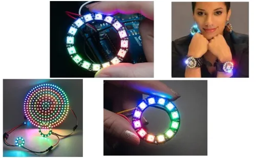 NEOPIXEL RGB WS2812 (8/12/16/24) Bits Compatible Arduino / Raspberry 