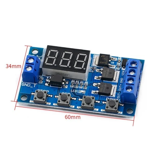 Arduino - Module Programmable Temporisation ( Relais 12v ou Double MOSFET DC 5-36V )
