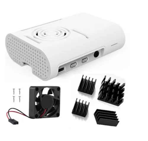 Arduino - Boîtier pour Raspberry Pi 3 / 3B / 3B+ et Pi 4 avec ventilateur de refroidissement