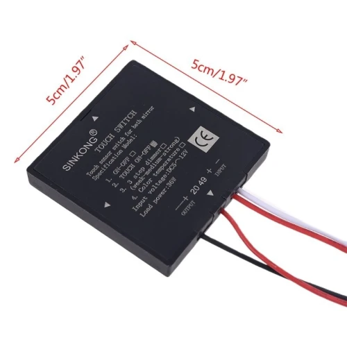 arduino - Interrupteur sensitif de miroir pour ruban LED ( On / Off ) 
