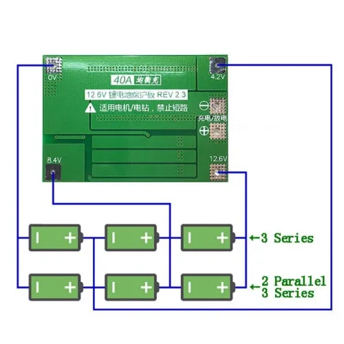 chargeur batterie Lithium 3S 20A / 25A / 40A  / 60A Arduino 
