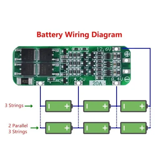 chargeur batterie Lithium 3S 20A / 25A / 40A  / 60A Arduino 