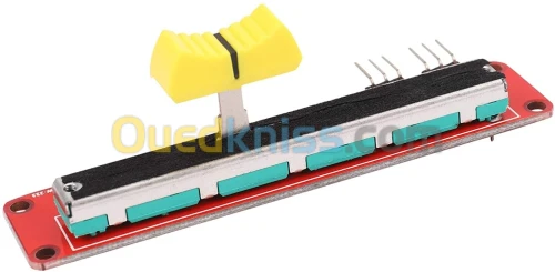 Potentiomètre coulissant 10 K Module linéaire double sortie pour bloc électronique AVR arduino 