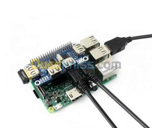 Hub USB Hat 4 Ports Raspberry Pi Arduino