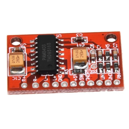 Carte amplificateur numérique audio 2 canaux 3W PAM8403 Arduino 