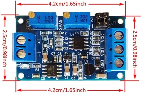 MODULE CONVERSION DE SIGNAL COURANT À TENSION 0/4-20MA À 0-3.3V 5V 10V arduino