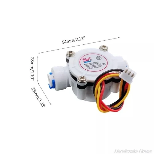 Capteur débitmètre d'eau YF-S201 / YF-S401 ARDUINO
