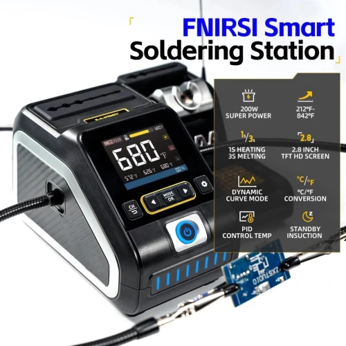 Station de soudage professionnelle Fnirsi DWS-200-F 200W