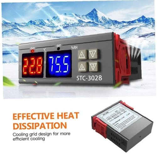 Contrôleur De Température Et Humidité Stc-3028 arduino