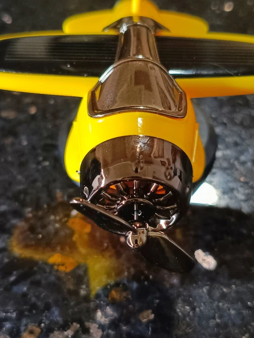 Décoration Avion Solaire Rotatif -مجسم طائرة ديكور تدور بالطاقة الشمسية