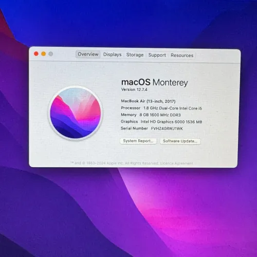Macbook air 2017