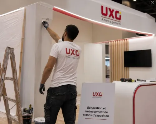 Rénovation et aménagement de stands d'exposition