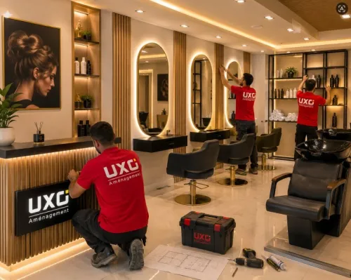 Aménagement de salons de coiffure et instituts de beauté