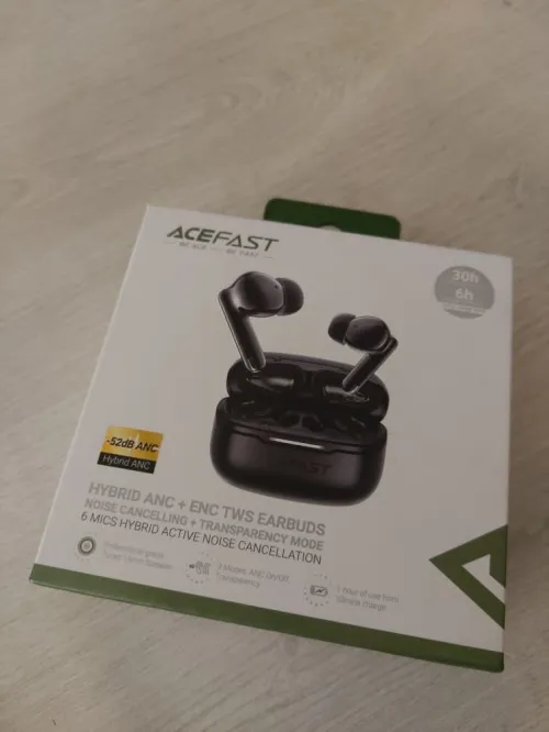Ecouteurs sans fil intra-auriculaires bluetooth TWS Hybrid, ANC / ENC : W5 ACEFAST - PREMIUM