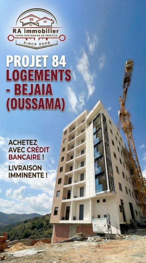 Vente Appartement F2 F3 F4 Béjaïa Bejaia