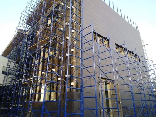 Alucobond mur rideau façade Ventilé
