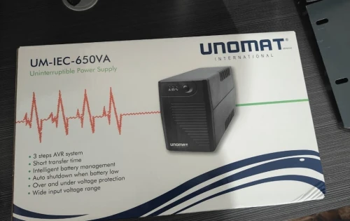 ONDULEUR UNOMAT UM IEC 650VA - 3 sortie