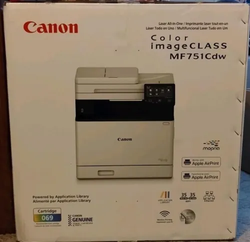 Imprimante Multifonction CANON i-SENSYS MF752CDW  Laser Couleur / Recto-Verso / ADF / Wi-Fi  / USB / RJ45