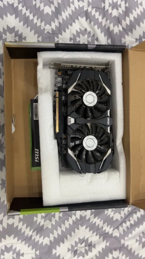MSI GTX 1050 TI DUAL FANS