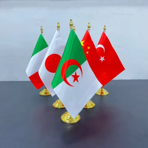 Drapeau personnalisé sublimation avec socle....
